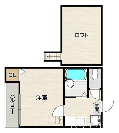 アリビラ竹下の物件間取画像